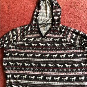 Torrid Sleep Fair Aisle Unicorn Pullover Hoodie